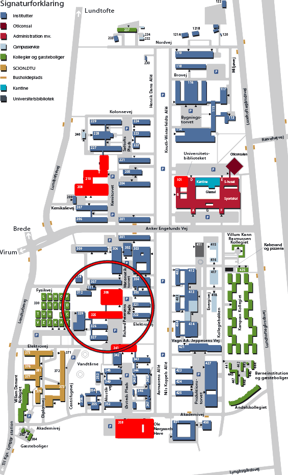 DTU map, Diplom E- & IT-databar