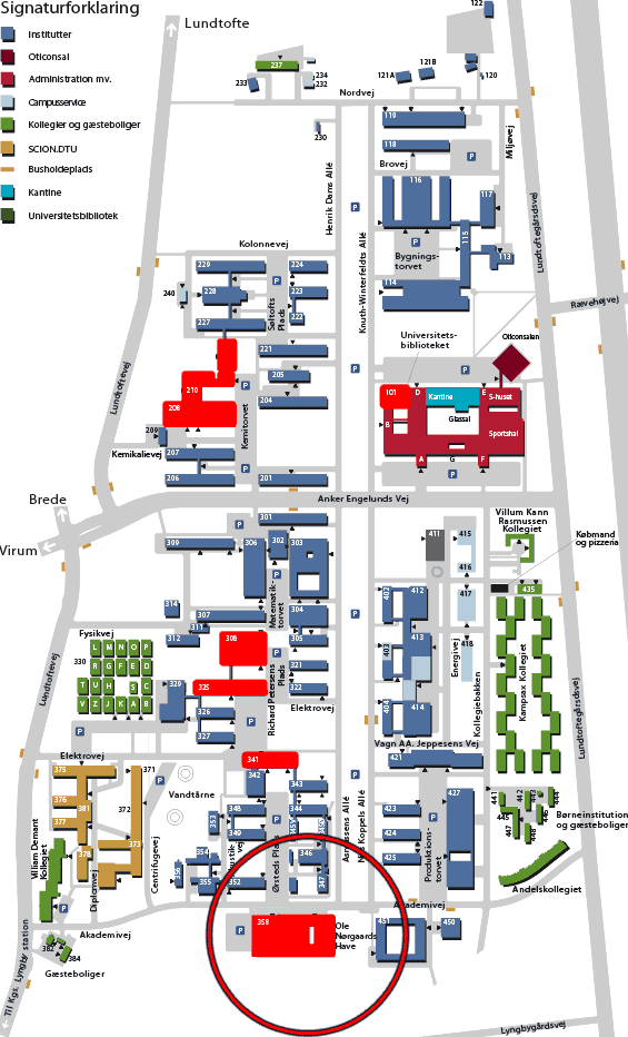 DTU map, Adgangskursus
